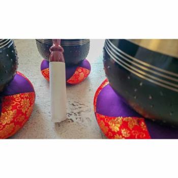 Tempel-Qualität - einmaliges Set aus 3 japanischen Tang - Klangschalen, Ø 16,4 - 24 cm, 6,51 kg