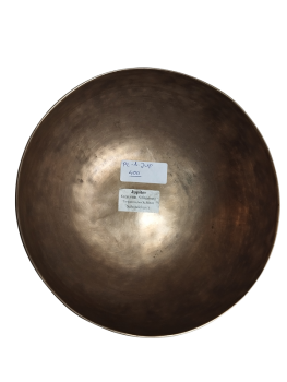 Planetenschale® antik Erkenne Deinen Lebensweg & Fühle Dich wohl mit Jupiter & DNA-Ton, Ø 14,7 cm, 320-400 Gramm inkl. Klöppel