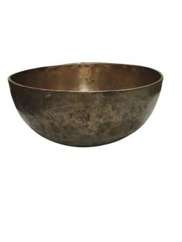 Planetenschale® Antik Verbinde Dich zur Erde und Natur & Absichten umsetzen, mit Tageston & Mars, Ø 23,7 cm, 1100-1200 Gramm inkl. Klöppel
