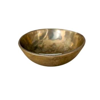 Planetenschale® antik Verletzlichkeit annehmen & Vom inneren Lehrer geführt werden mit Chiron, Ø 13,3 cm, 260-320 Gramm inkl. Klöppel