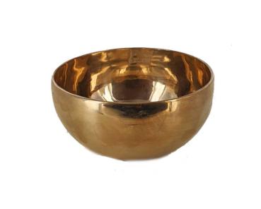 Planetenschale® Innere Tiefe fühlen & In den Bauch spüren mit Alphawellen & Mond, Ø 15,4 cm, 600-700 Gramm inkl. Klöppel