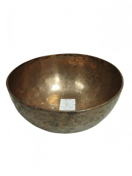 Planetenschale® Antik Verbinde Dich zur Erde und Natur & Absichten umsetzen, mit Tageston & Mars, Ø 23,7 cm, 1100-1200 Gramm inkl. Klöppel