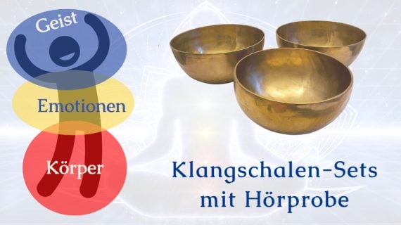 Klangschalen Sets mit Hoerprobe