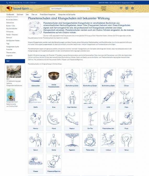 Planetenschalen Illustrationen