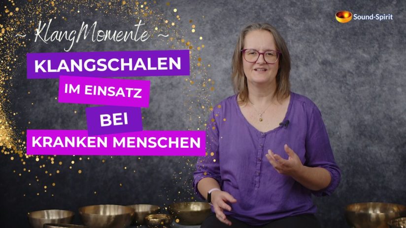 Klangschalen im Einsatz bei Kranken