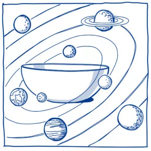 Planetenton Klangschale